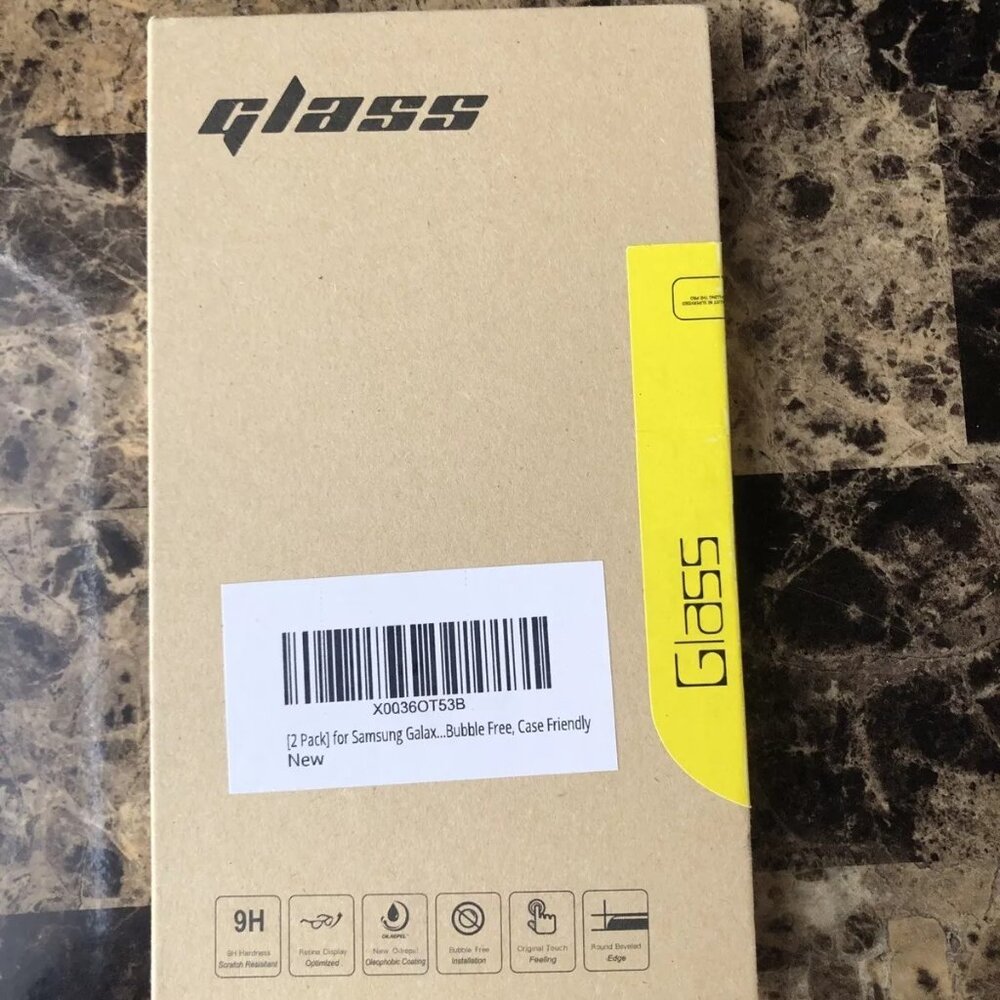 2 Pack Glass Screen Protector for Samsung Galaxy Phone Bubble Free NEW Sealed